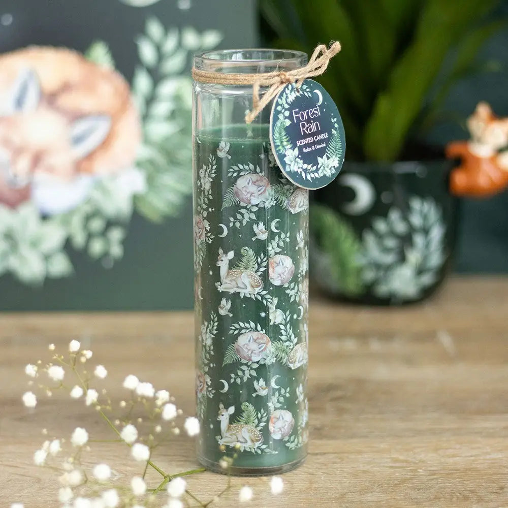 Forest Rain Scented Tube Candle