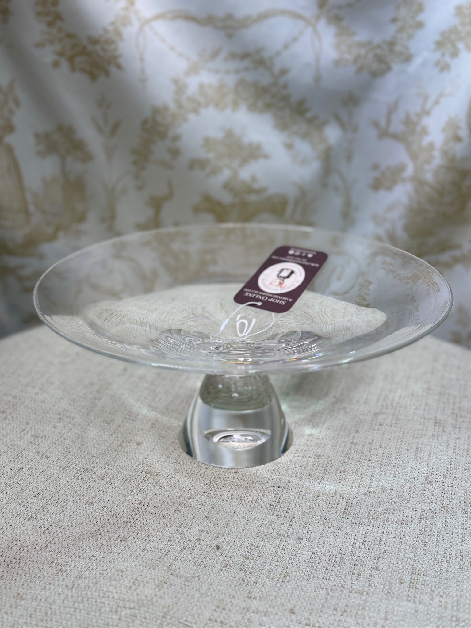 Steuben Crystal Talon Pedestal Centerpiece Bowl