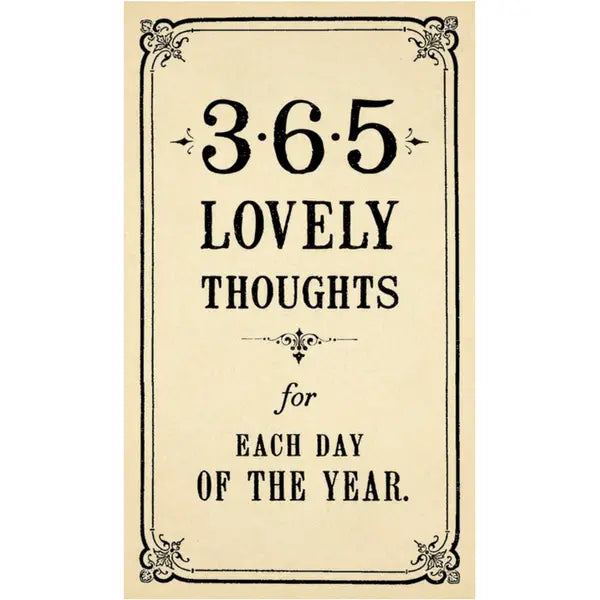 365 Lovely Thoughts For Each Day of the Year Notepad