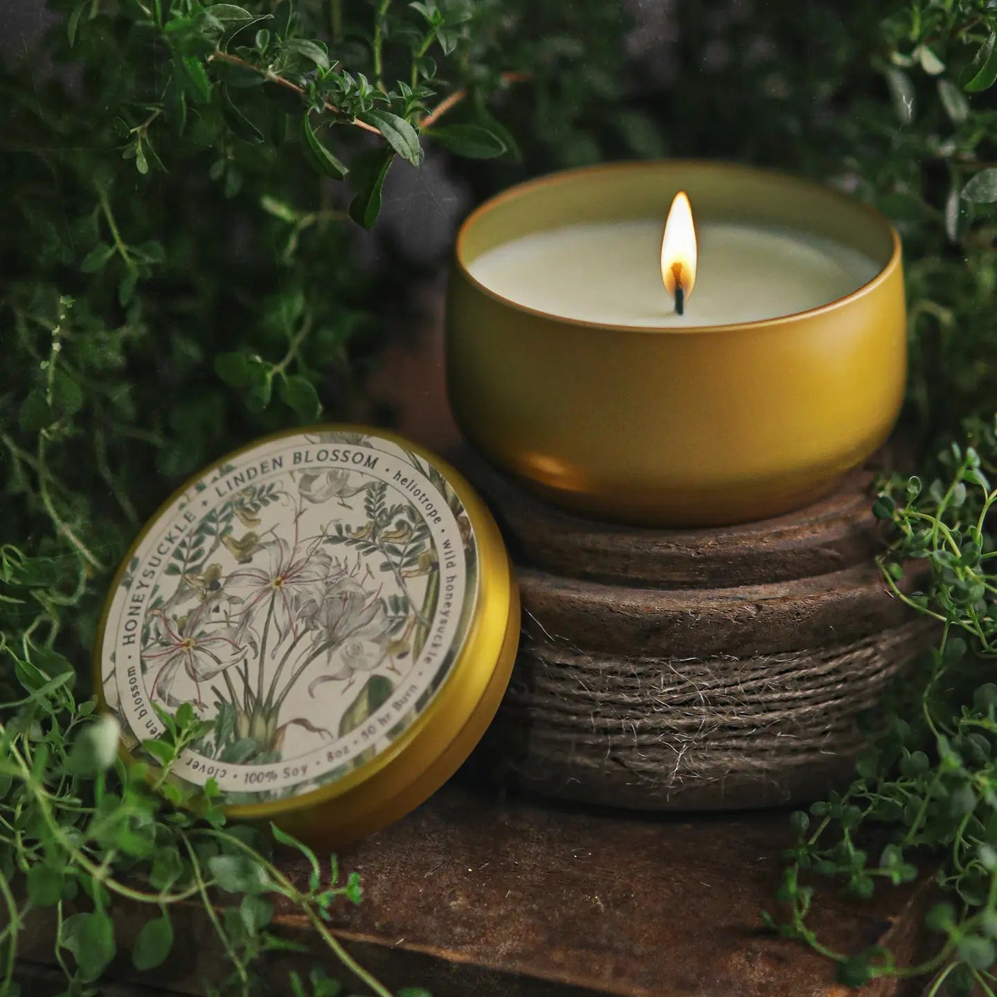Honeysuckle + Linden Blossom Botanica Candle