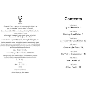 Classic Starts Heidi By Johanna Spyri (Abridged Edition) Table of Contents