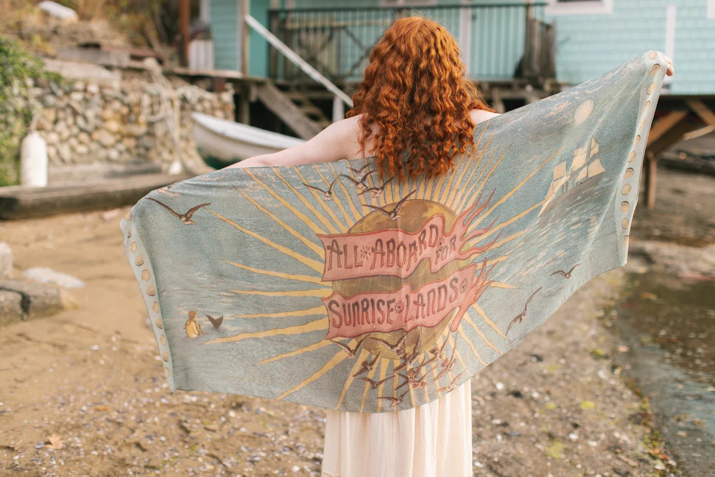 Bohemian Sunrise Lands Scarf