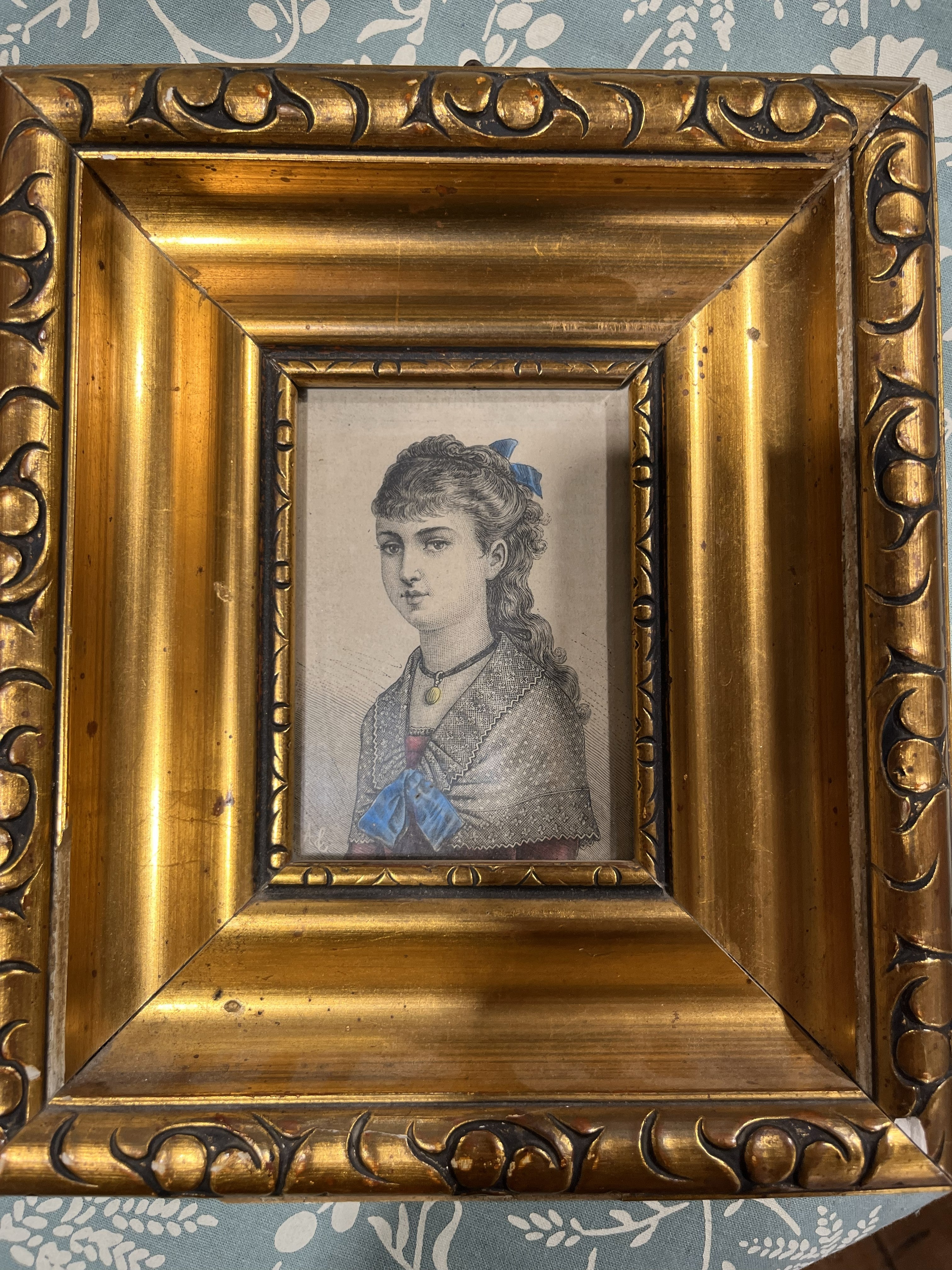 Hand Colored Lithograph