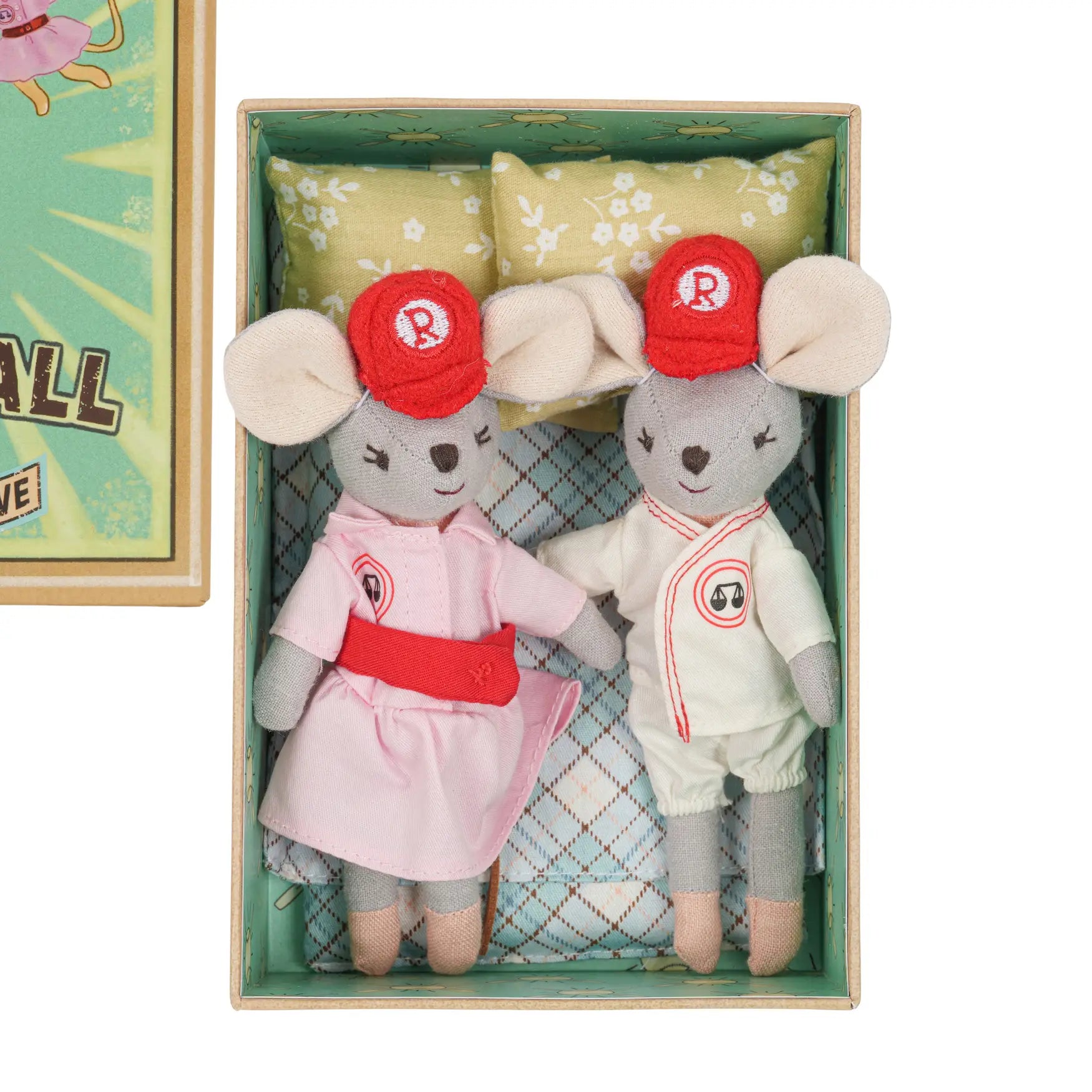 Baseball Mice Plush Toy Set