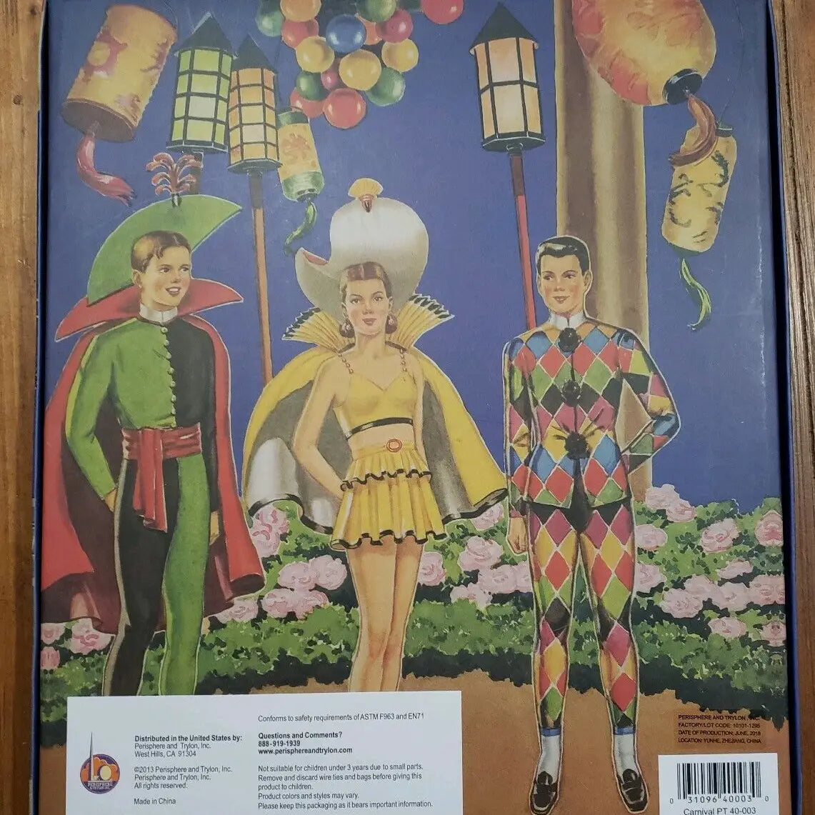 Carnival Paper Doll Set in Box