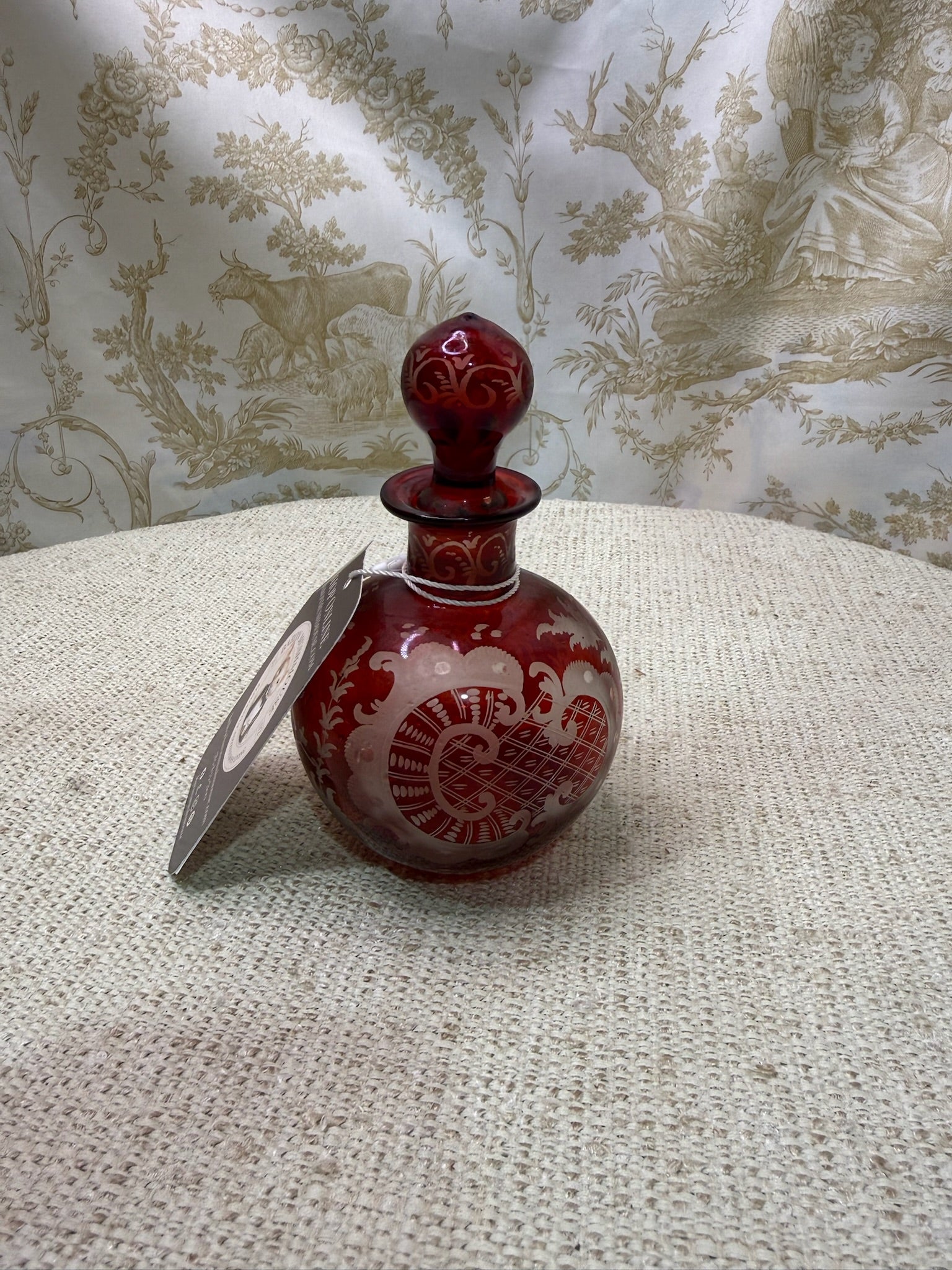 Egermann Bohemian Crystal Decanter - Red 2