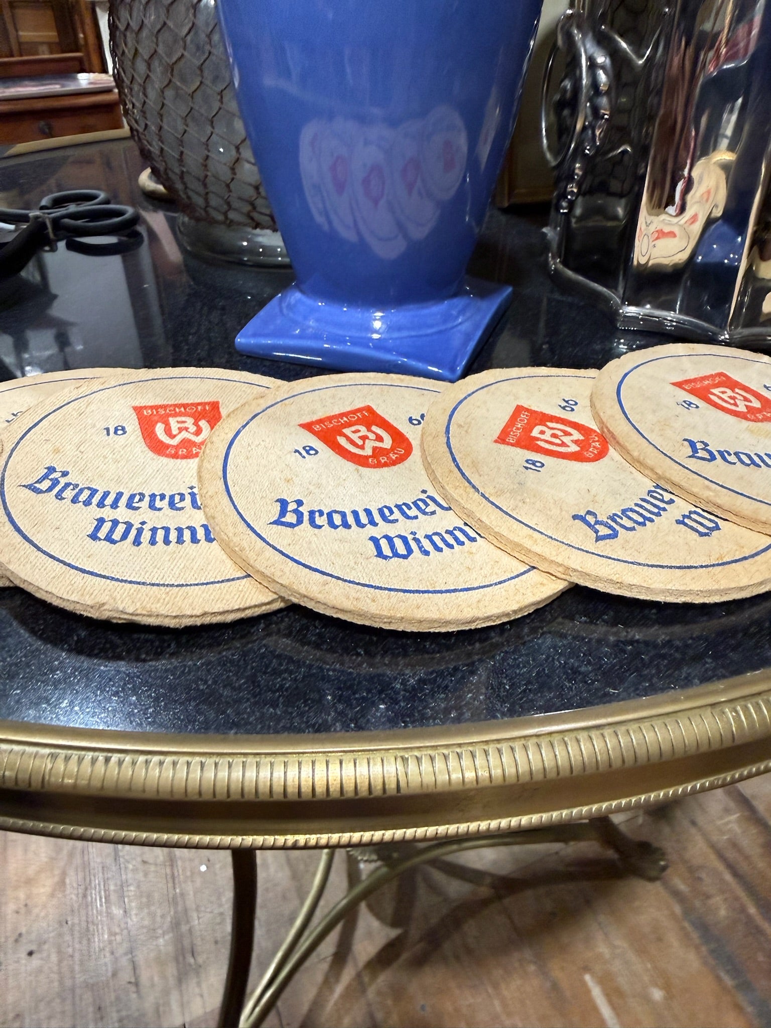 Vintage German Beer Coasters
