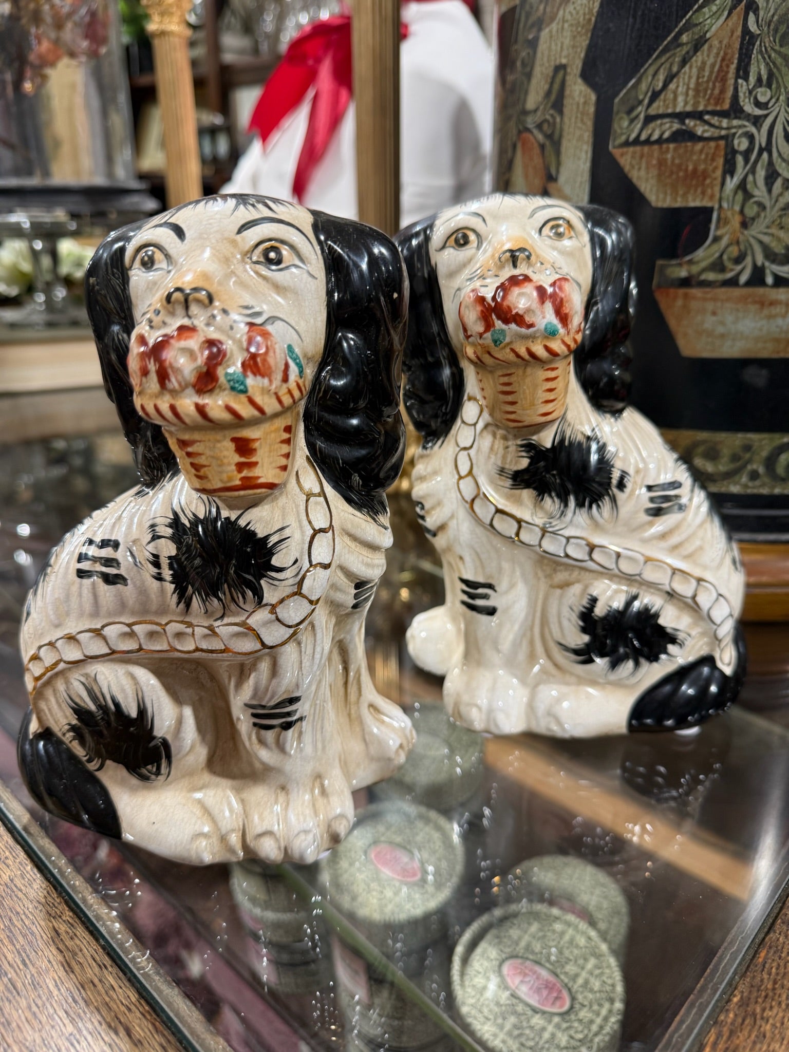 Adorable Steffordshire Dog Figurines