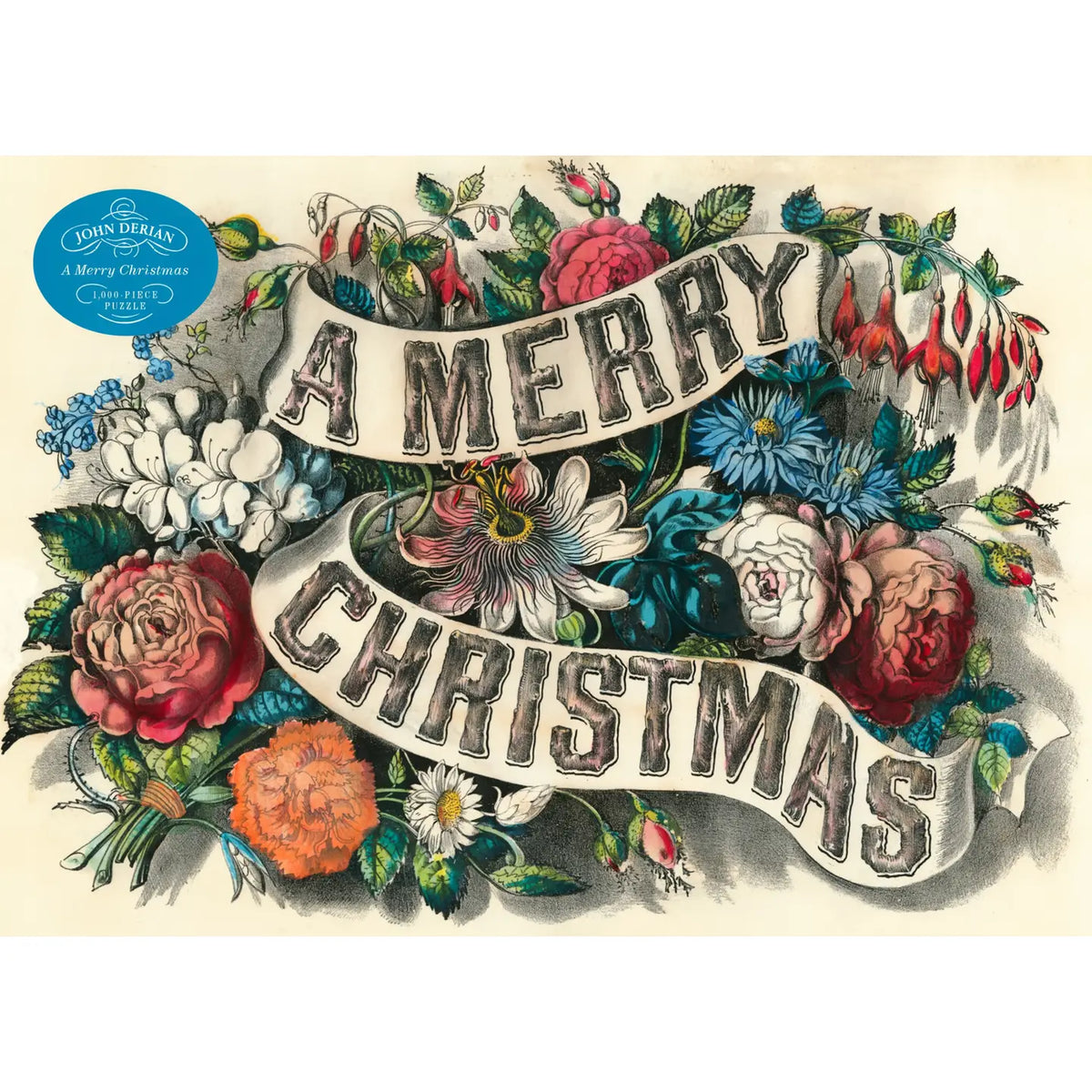 John Derian Paper Goods: Merry Christmas 1,000-Piece Puzzle