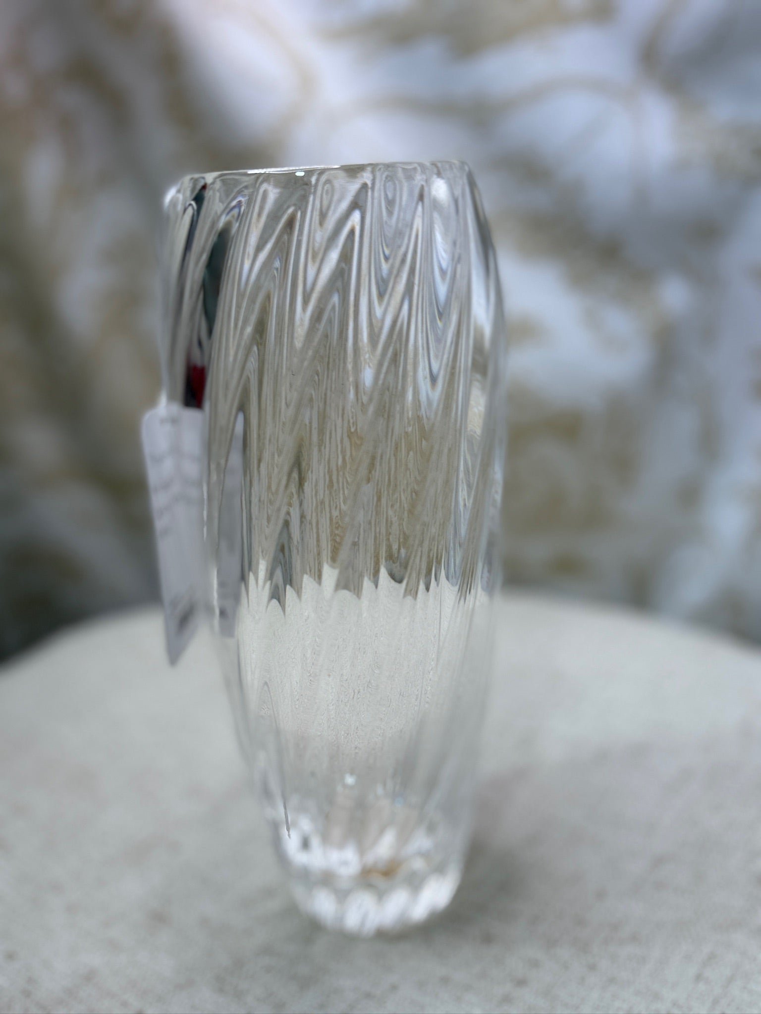 Steuben Art Glass Feather Vase - Peter Dorby