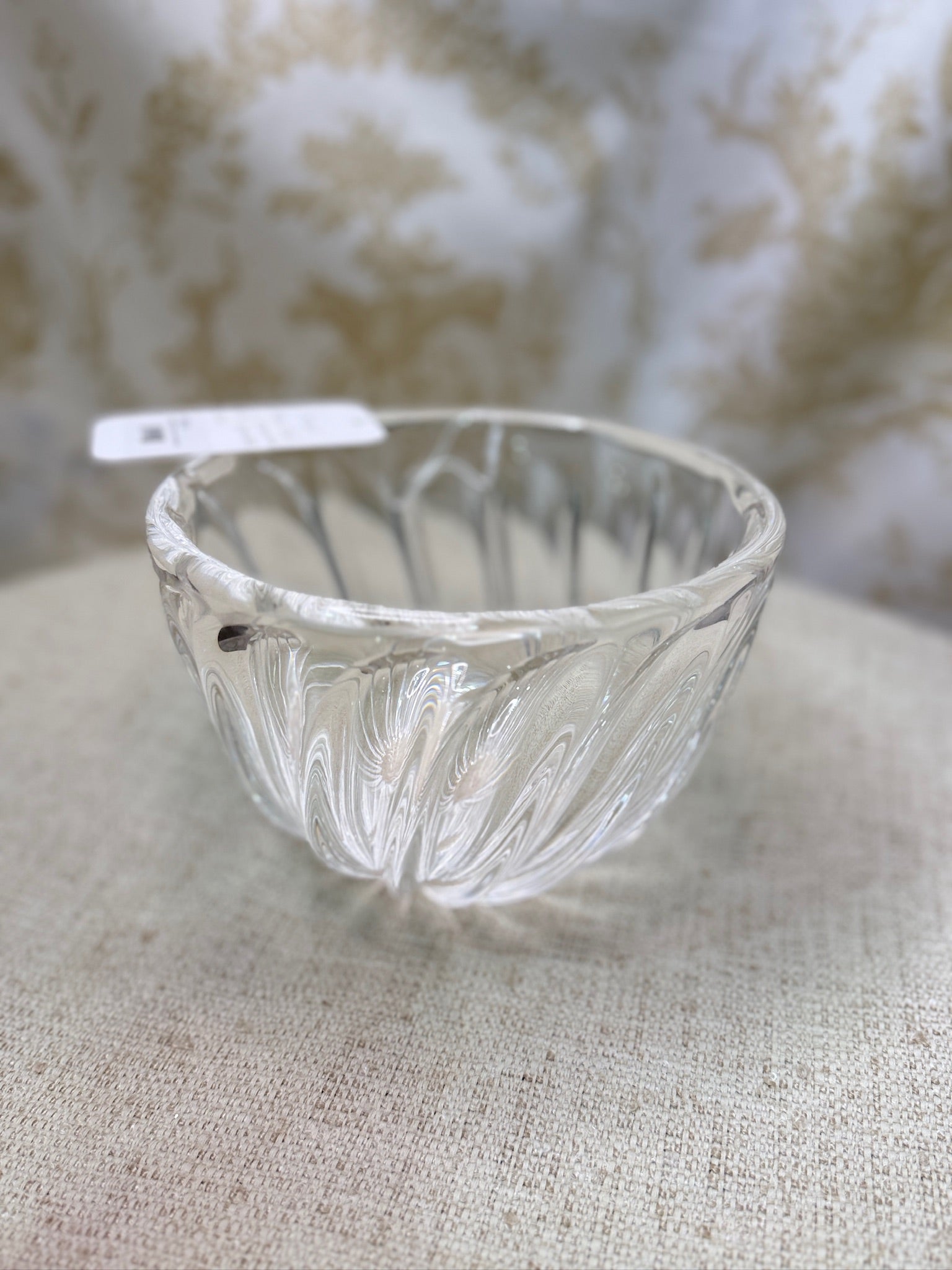 Steuben Feather Bowl Ornamental Centerpiece