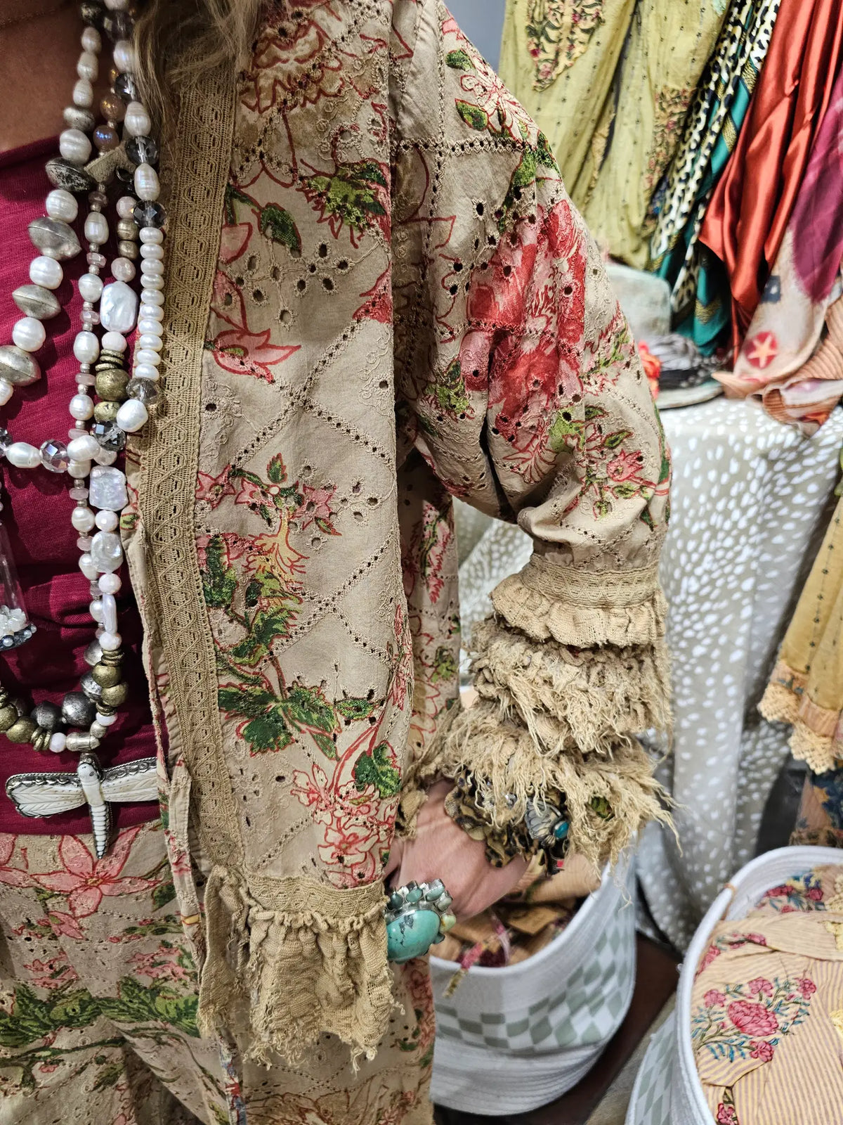 Tattered Flower Jacket 2