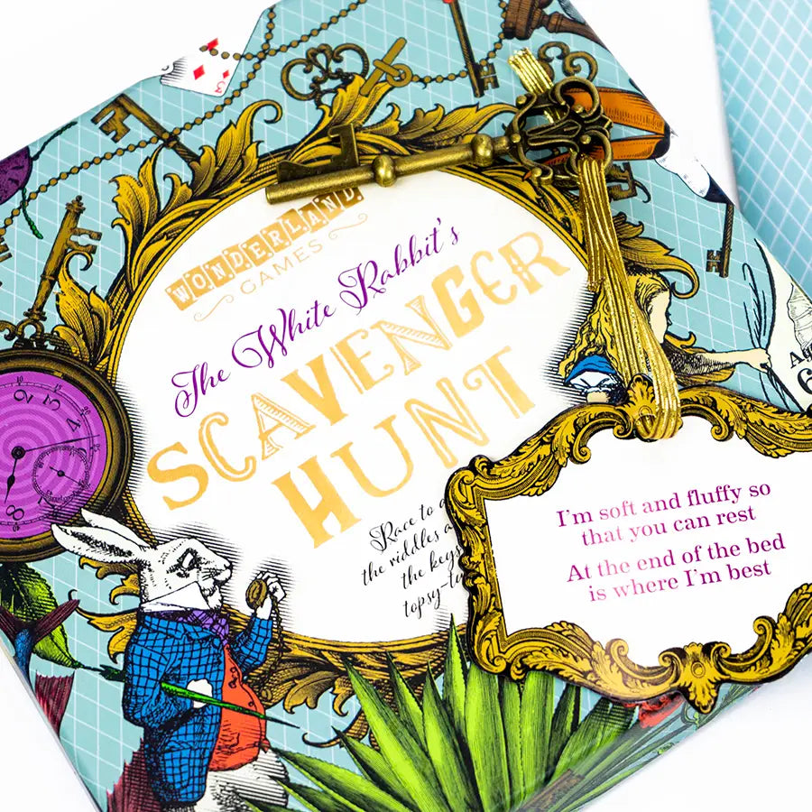 The White Rabbit's Scavenger Hunt Board Game