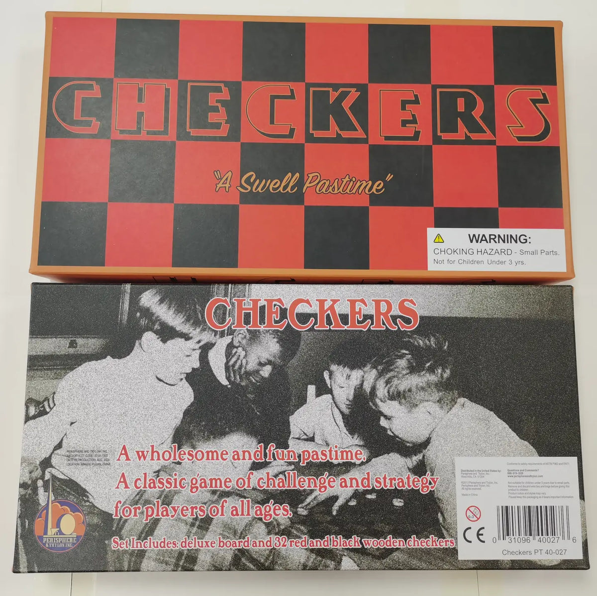 Vintage Checkers Game