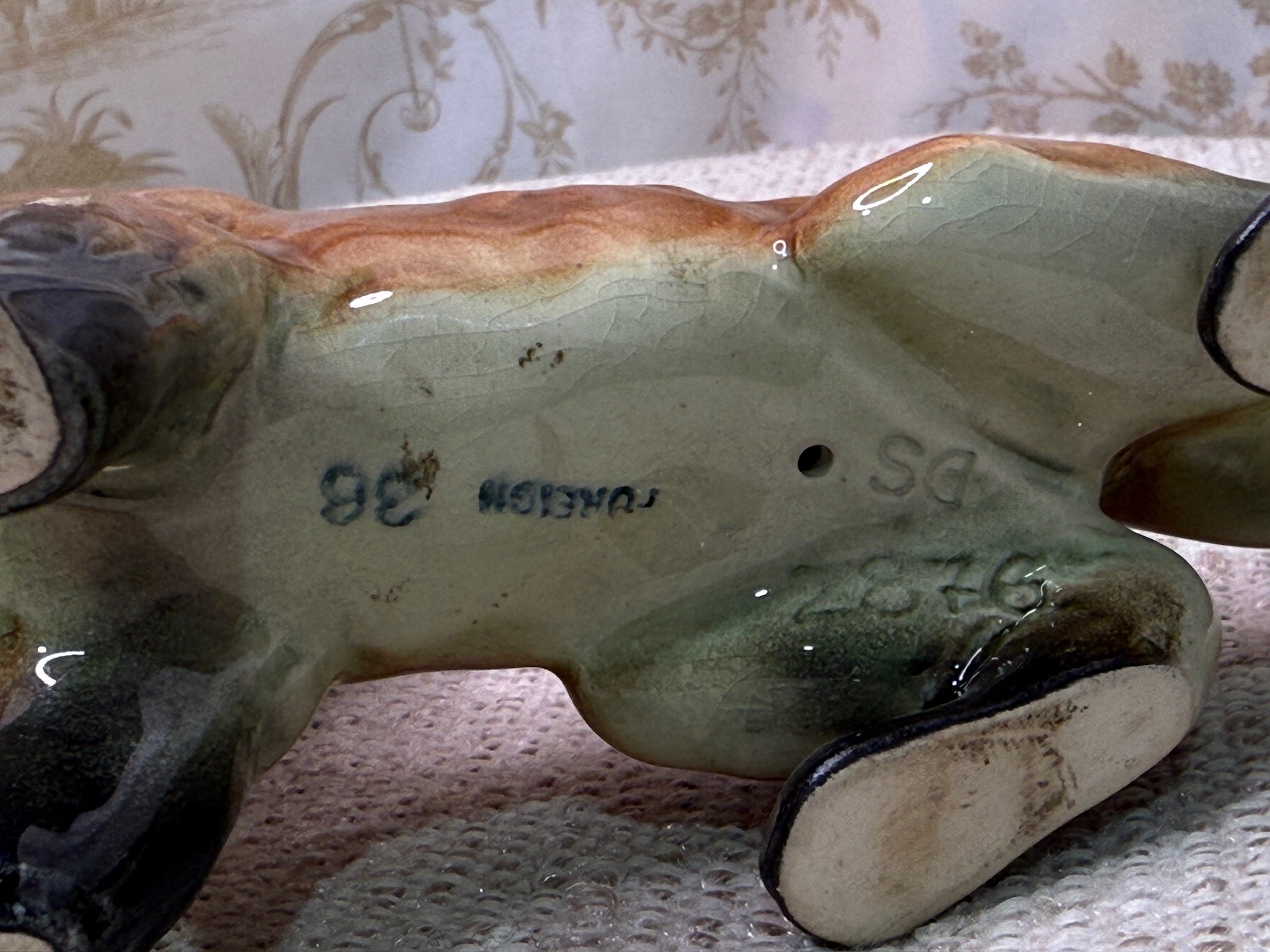 Vintage Hand Painted Fox 4