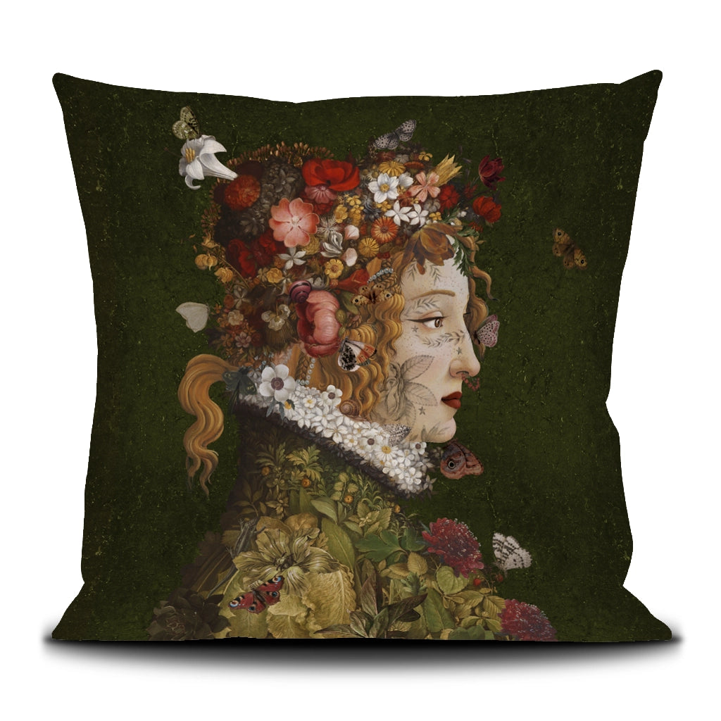 Flora Throw Pillow | Voglio Bene