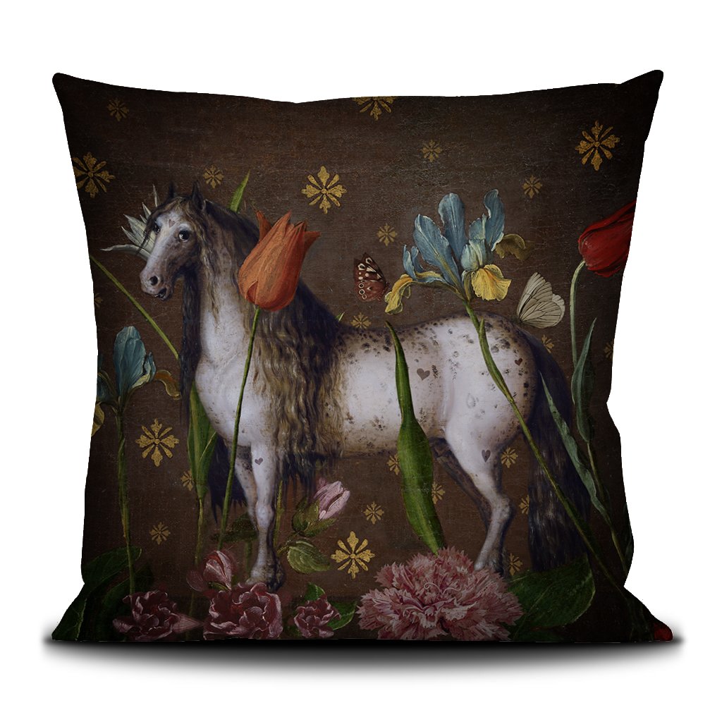 Voglio Bene Jolly throw pillow