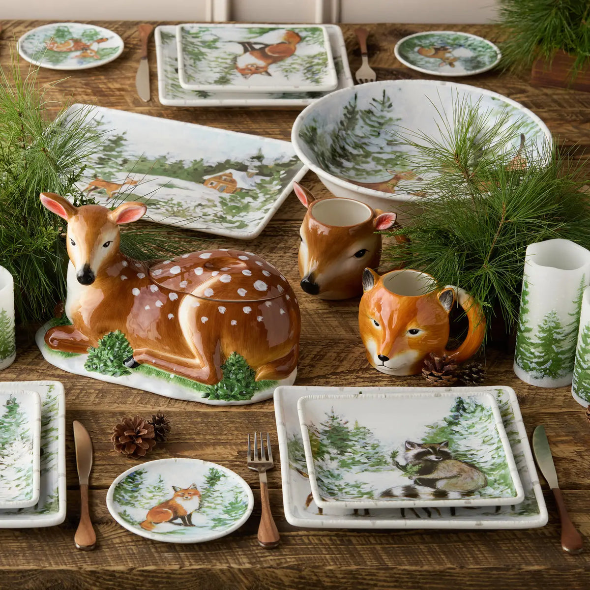 Winter Cabin Kitchenware