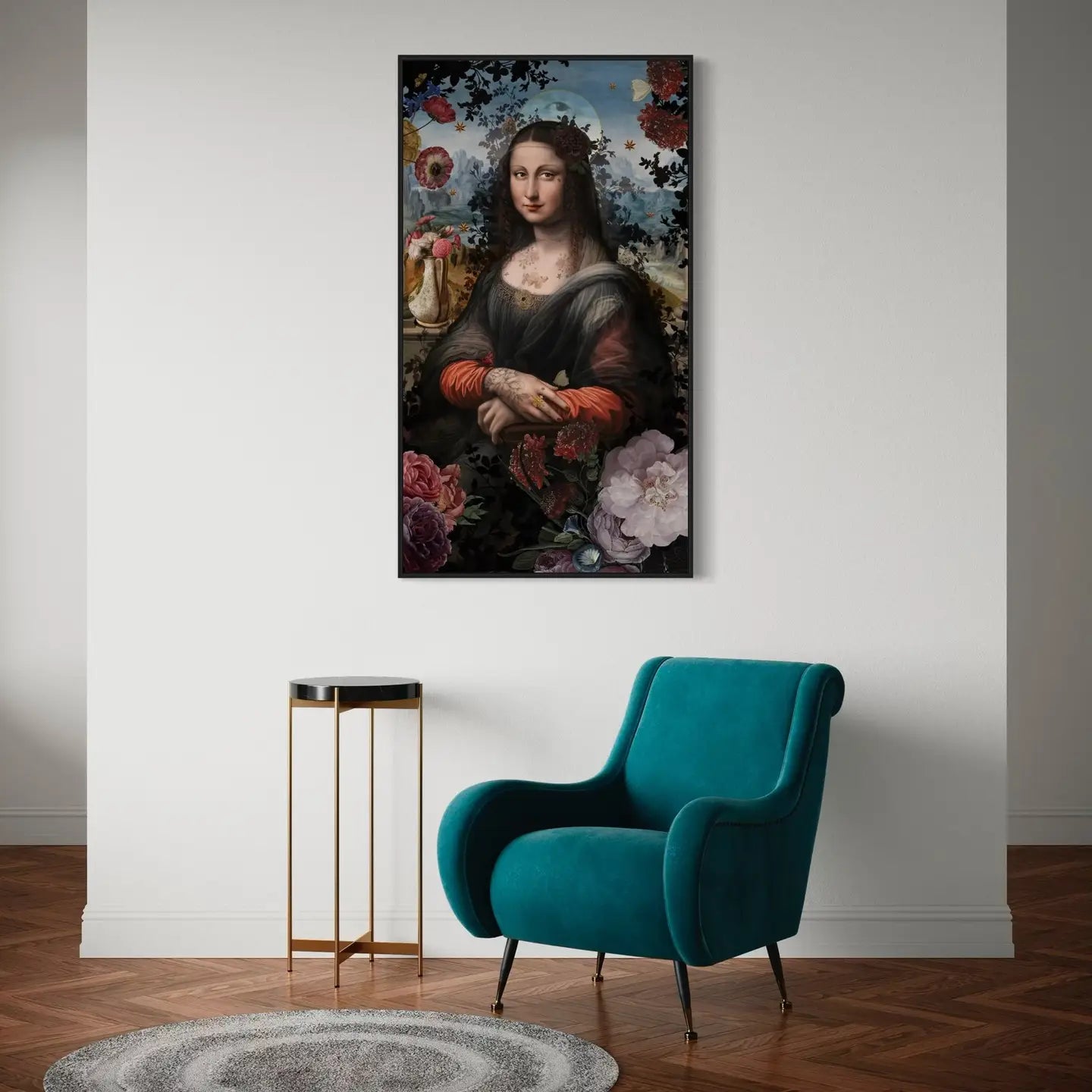 Voglio Bene Mona Lisa Wall Hanging