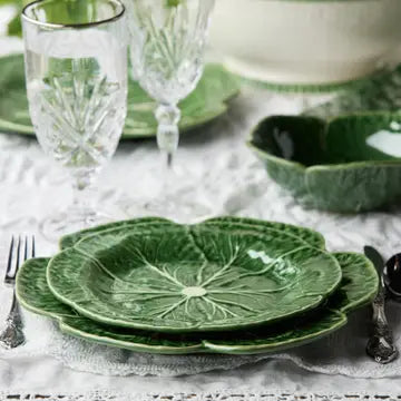 Le Jardin Cabbage 3-D Dinner Plate 11 in