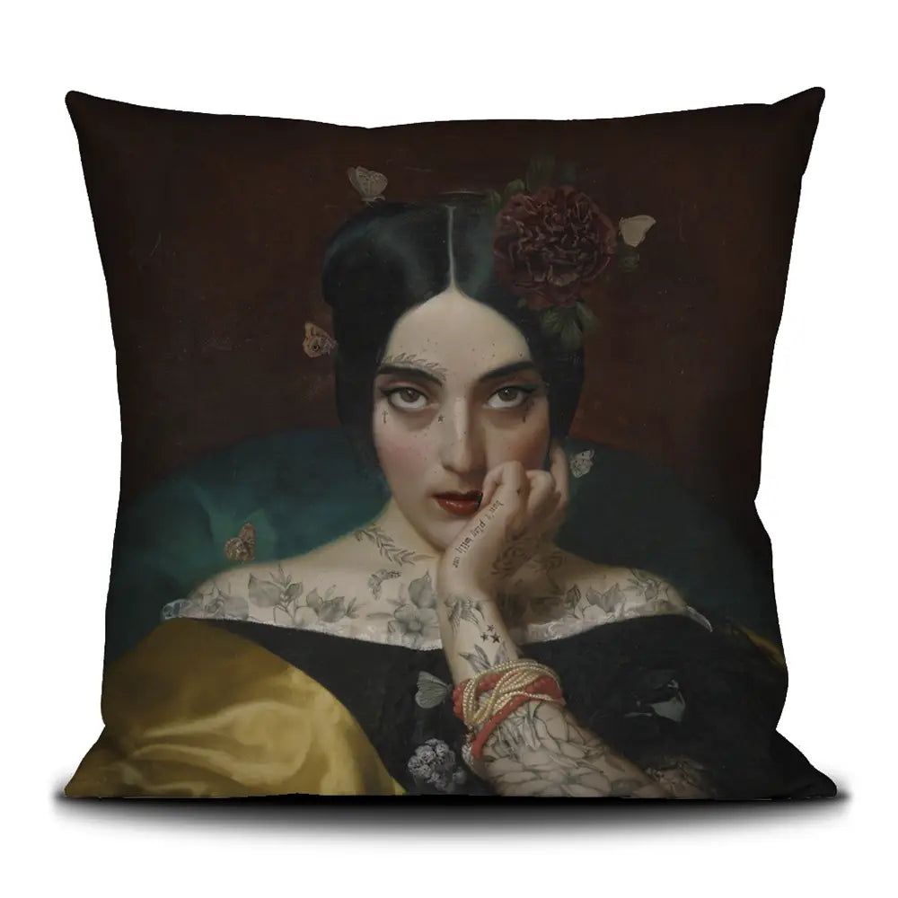 Voglio Bene Clementine Throw Pillow