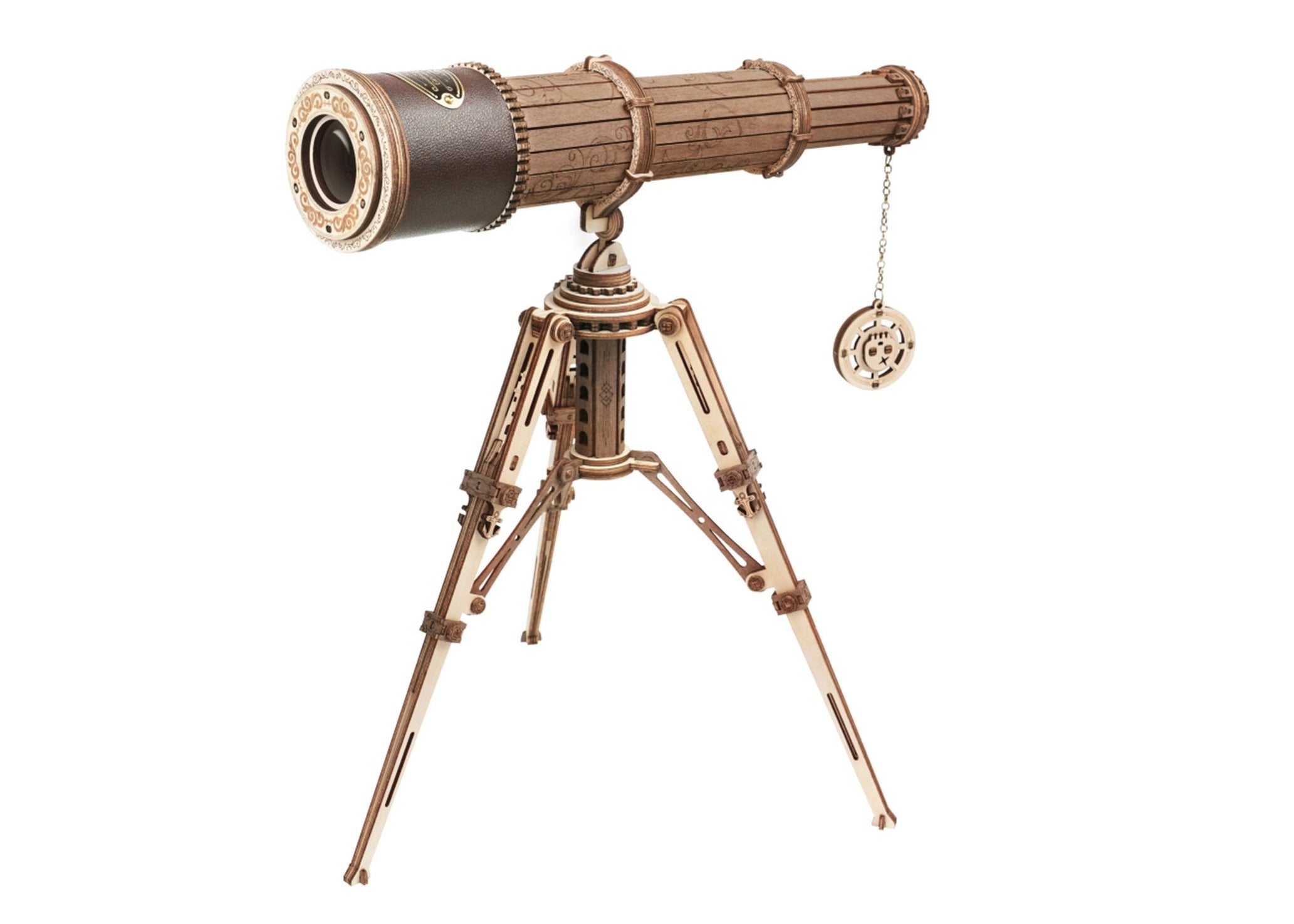 DIY Wooden Puzzle: Monocular Telescope