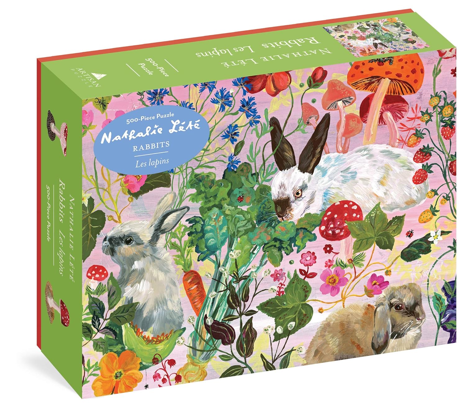Nathalie Lété: Rabbits 500-Piece Puzzle | John Derian