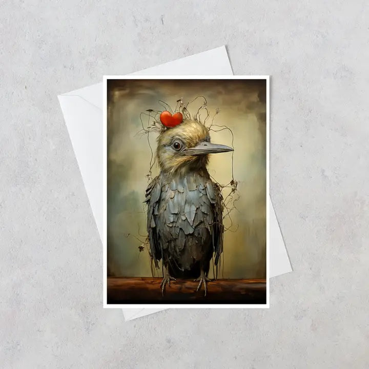 Keeper of the Heart Blank Greeting Card 187AS 