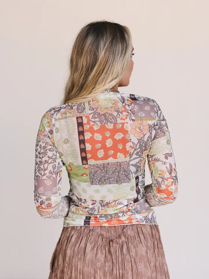 Perfect Match Layering Top - Patchwork Multi
