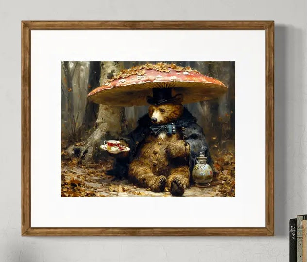 Bear Forest Tea Party Wall Decor 73AS Hanging
