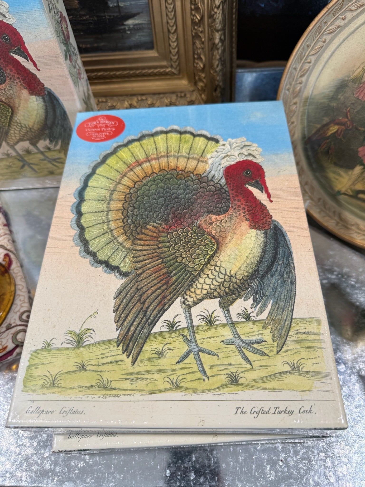 John Derian 1000-Piece Crested Turkey Puzzle
