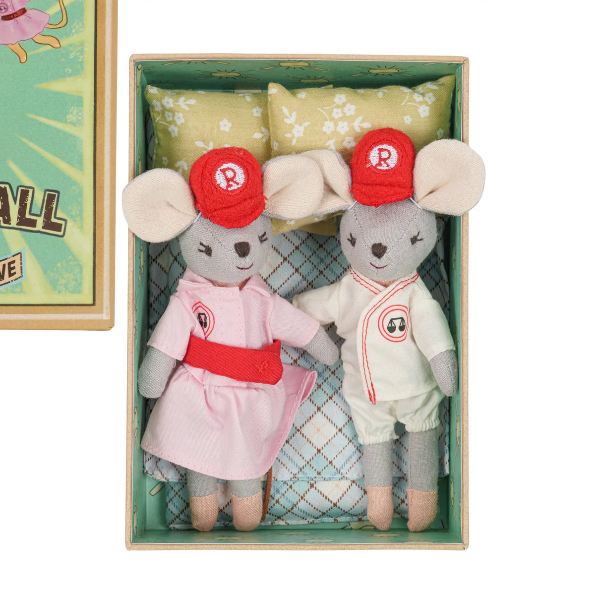 Baseball Mice Plush Toy Set