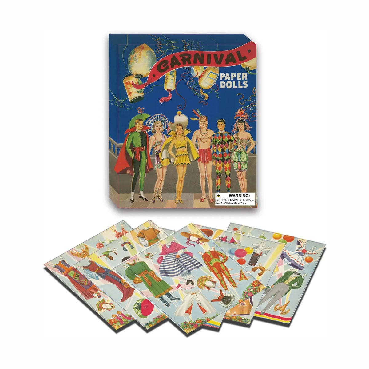 Perisphere & Trylon - Wholesale Toy Set - Kids - Carnival Paper Doll Set in Box
Carnival Paper Doll Set in Box
