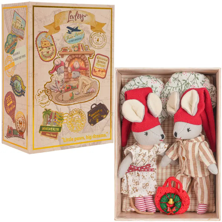 Christmas Mice Sleepy & Dreamy in A Charming Box