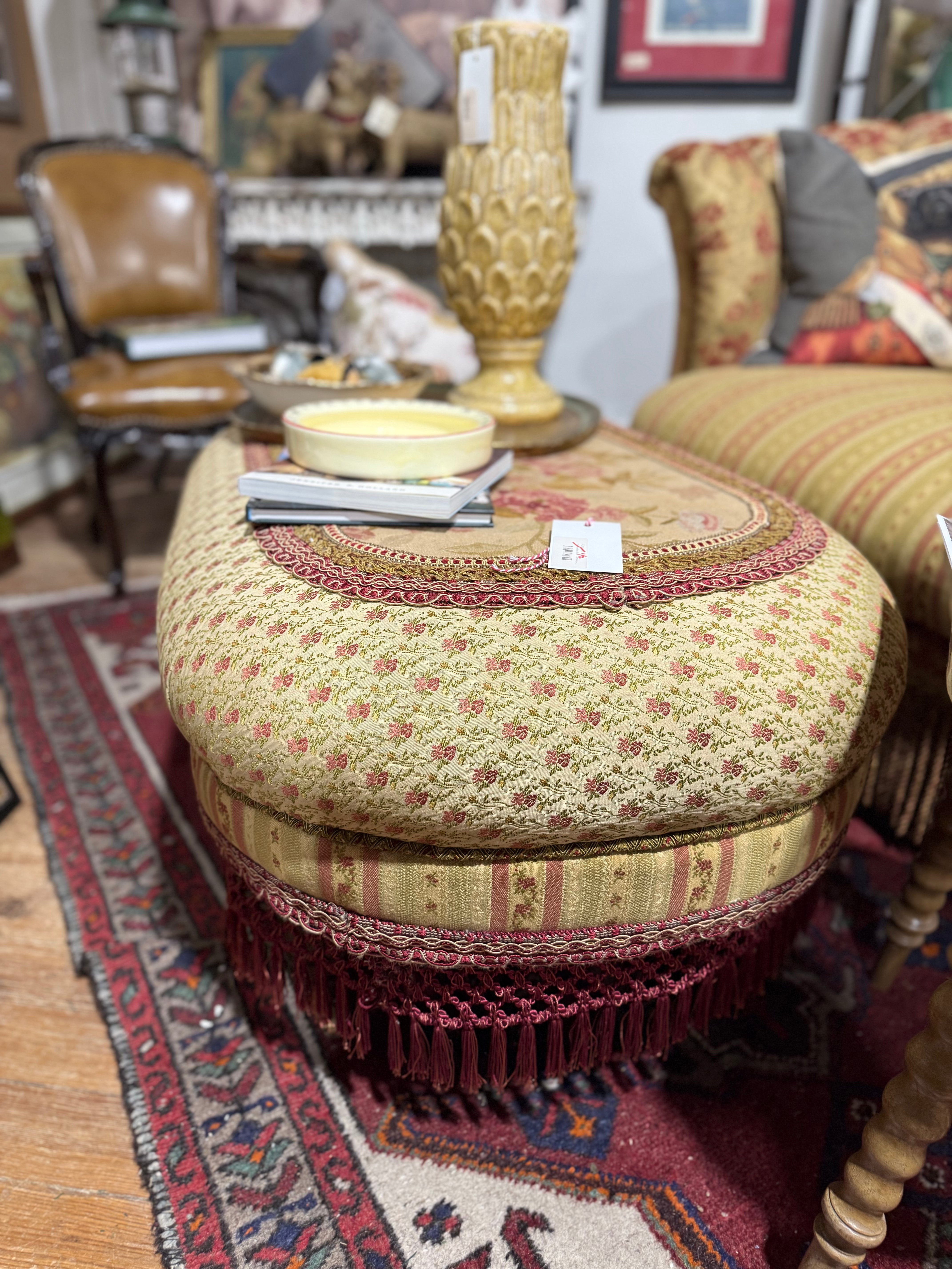 Custom EJ Victor Ottoman Close Up