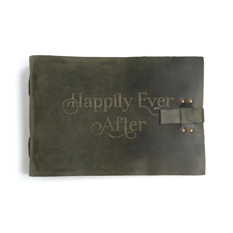 Happily Ever After Leather Story Keeper