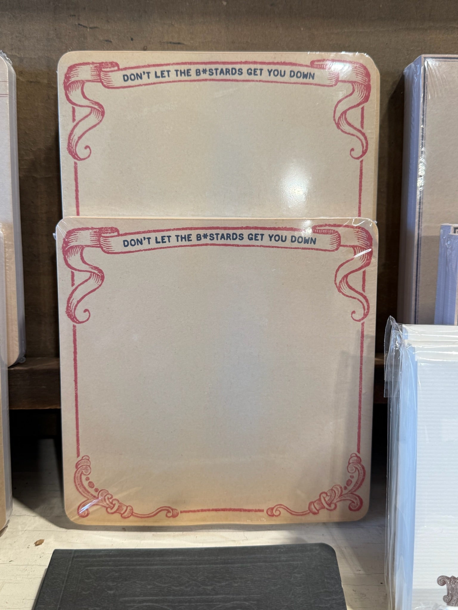 Humorous Vintage Look Notepad