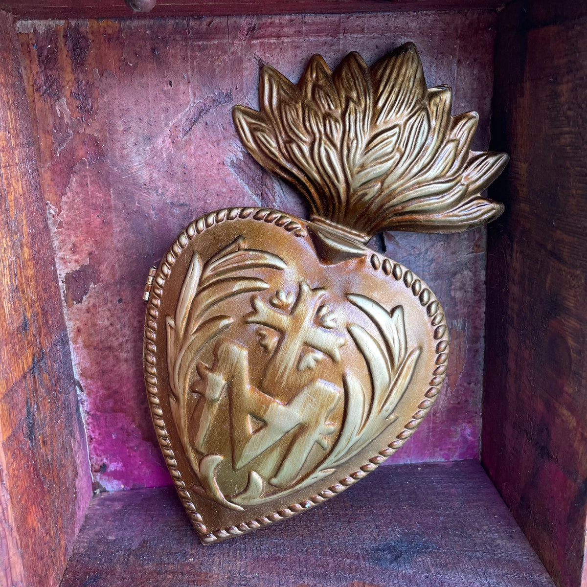 Jesus Through Mary Sacred Heart Box