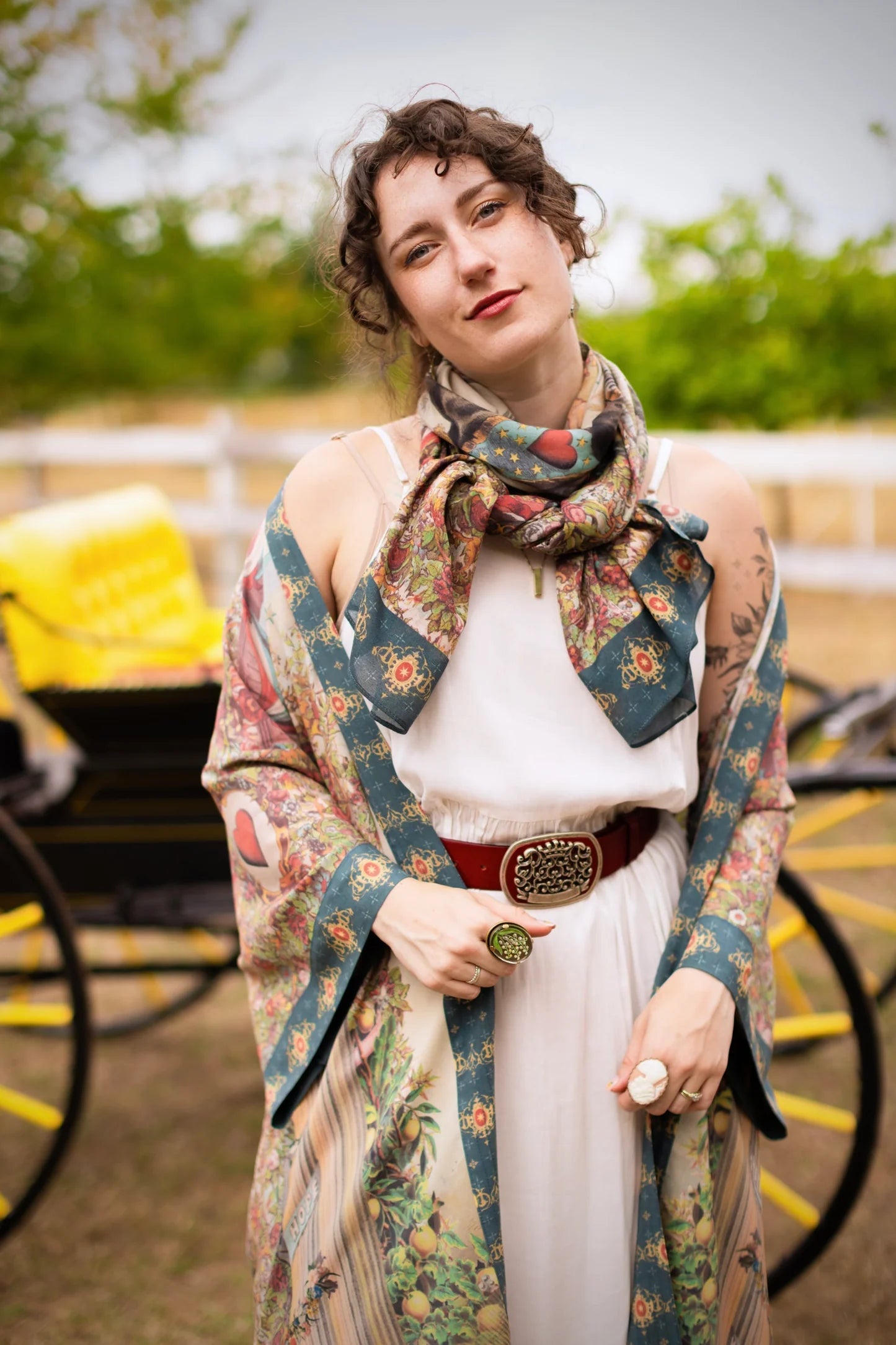 Bohemian Market of Stars Scarf