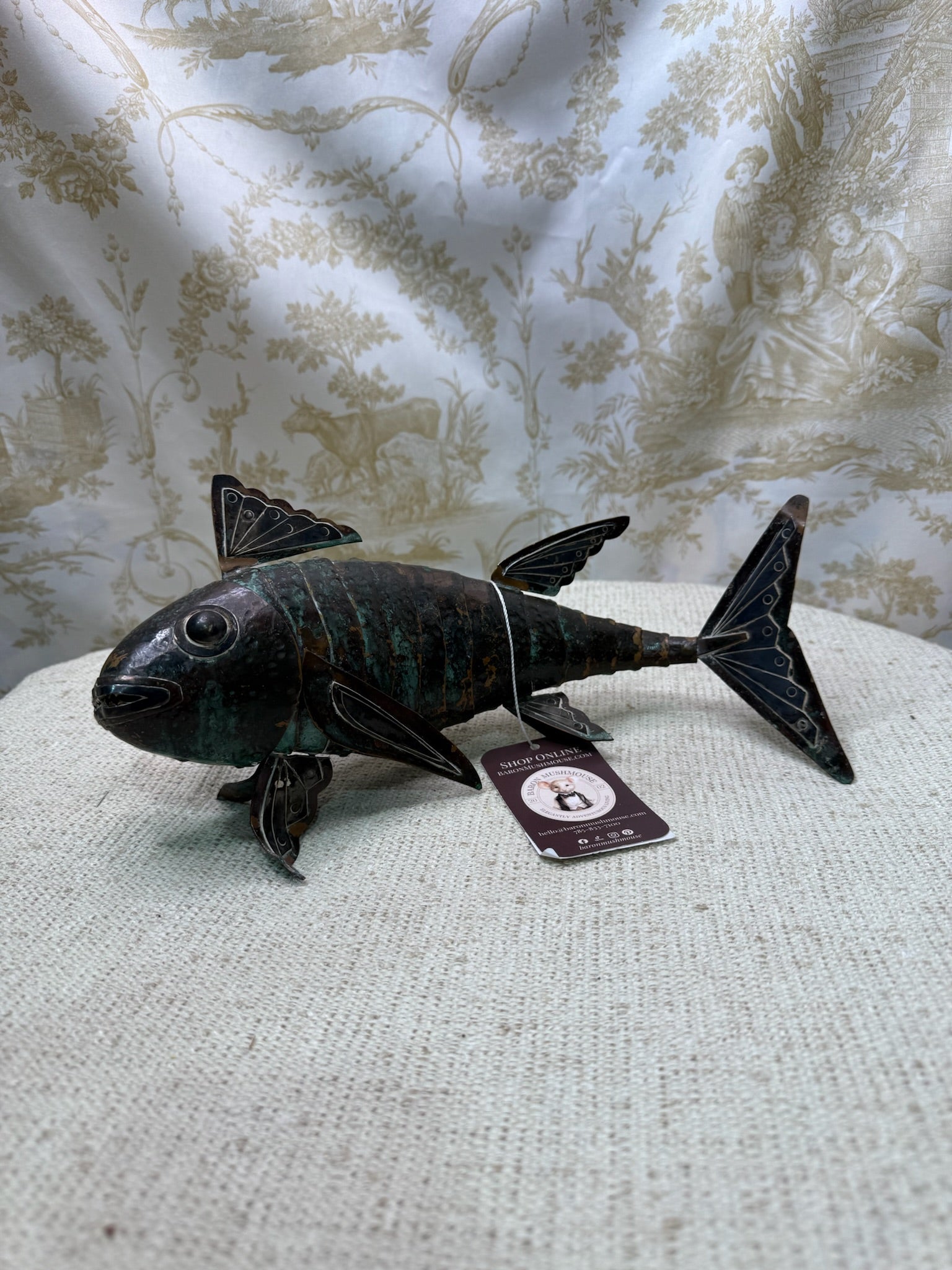 Metal Fish Copper and Sterling Silver - Peruvian - Graziella Laffi 2