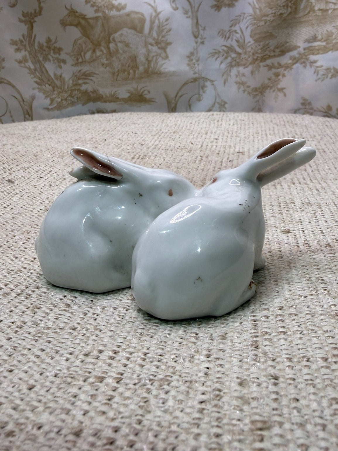 Royal Copenhagen Pair of Rabbits by Arnold Krog 2