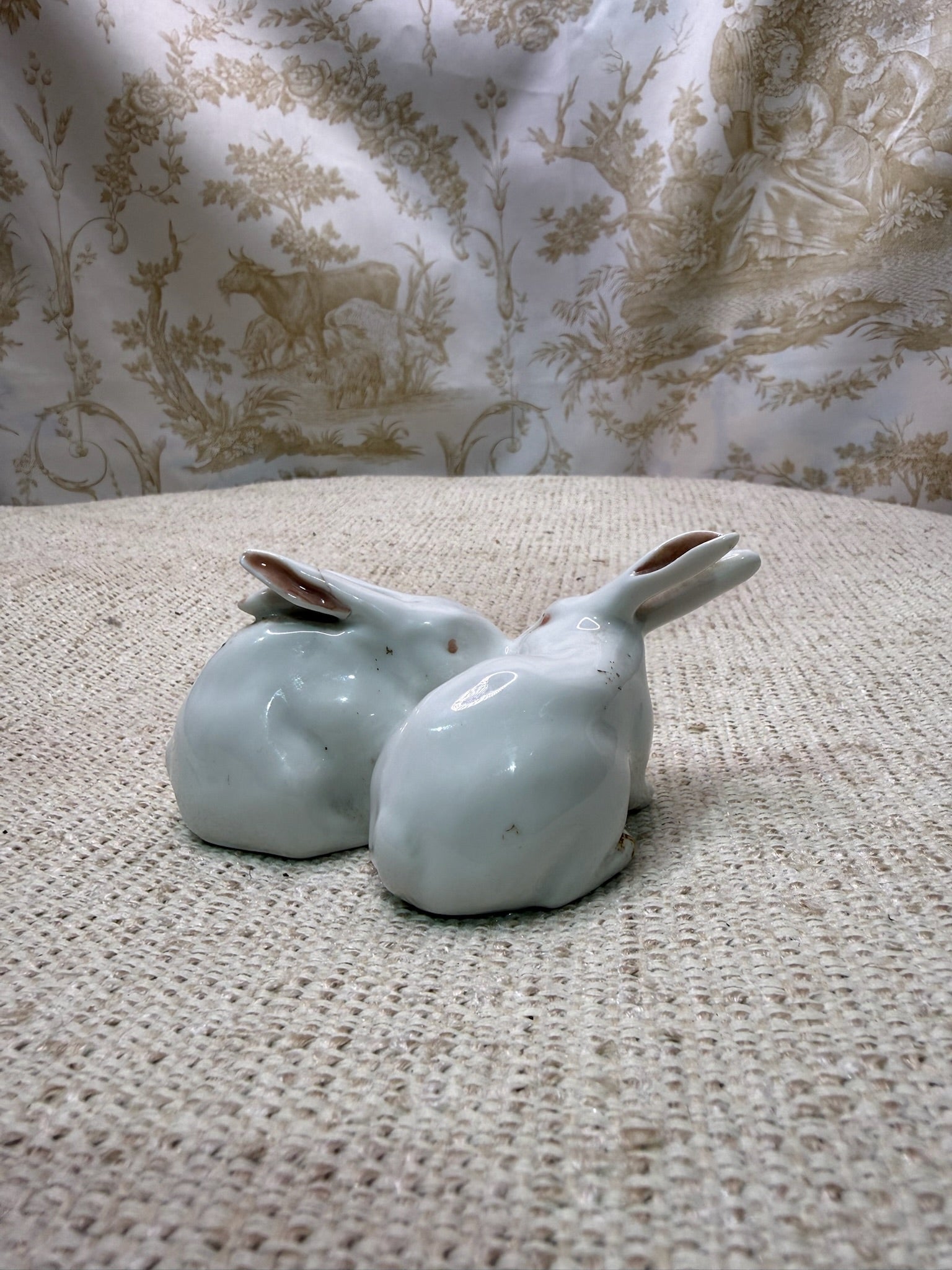 Royal Copenhagen Pair of Rabbits by Arnold Krog 2