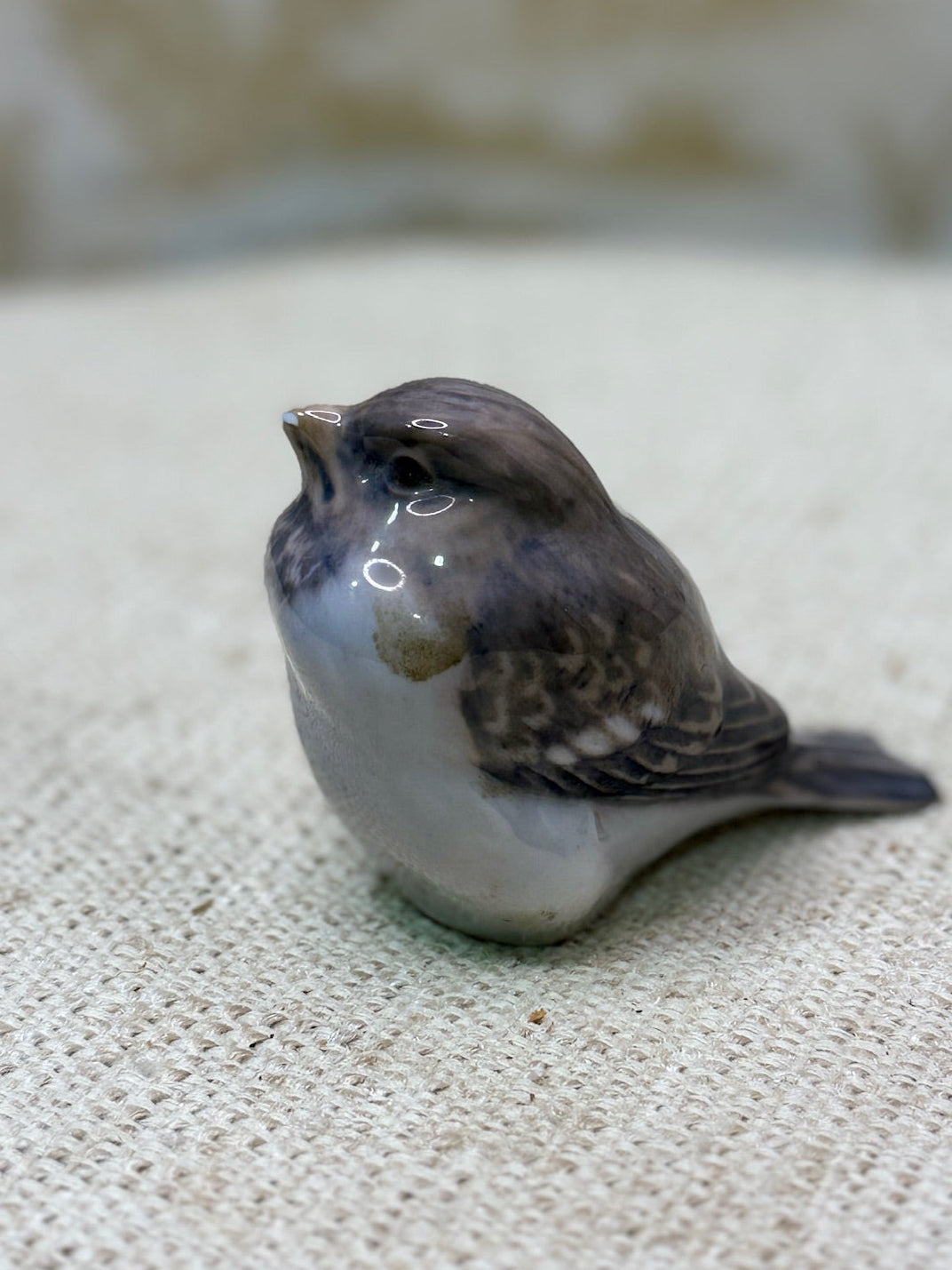 Royal Copenhagen Sparrow (Pessimist) by Danish Sculptor Andrea Nielsen