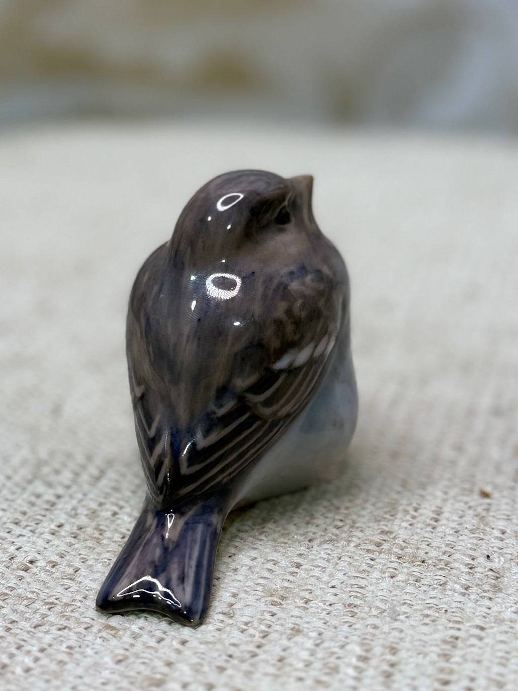 Royal Copenhagen Sparrow (Pessimist) by Danish Sculptor Andrea Nielsen 3