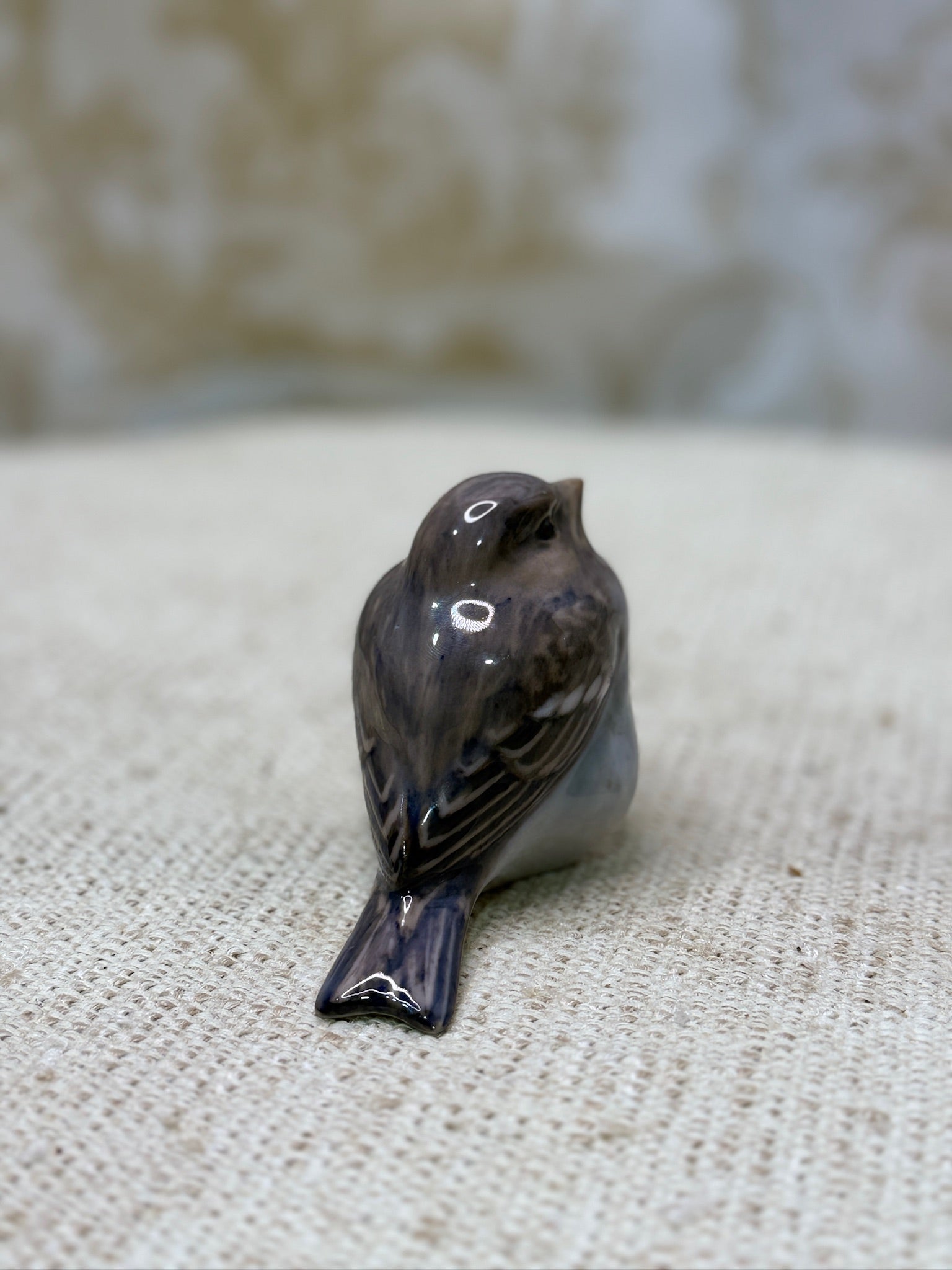 Royal Copenhagen Sparrow (Pessimist) by Danish Sculptor Andrea Nielsen 3