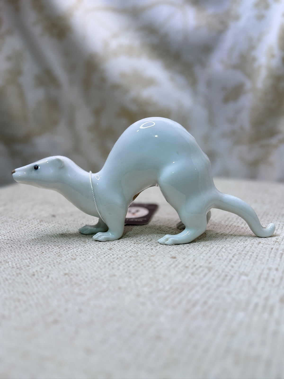 Royal Copenhagen White Hermelin Stoat / Weasel - Jeanne Grut 2