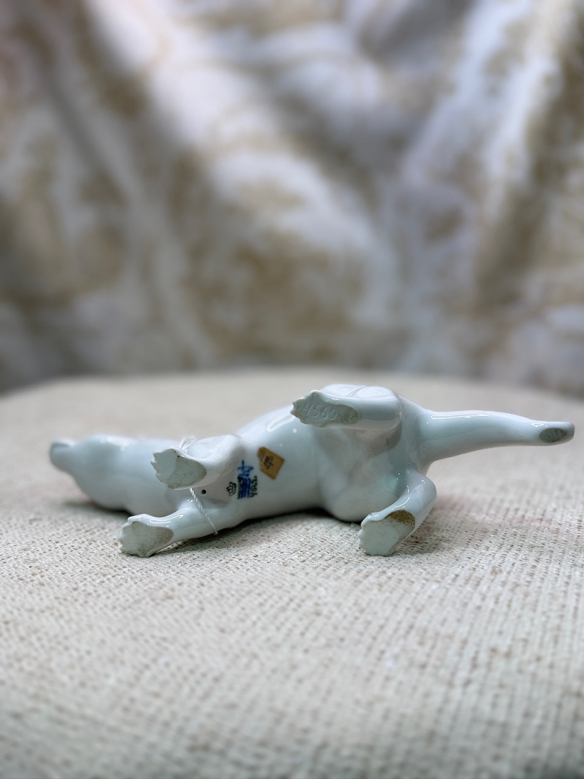 Royal Copenhagen White Hermelin Stoat / Weasel - Jeanne Grut 5