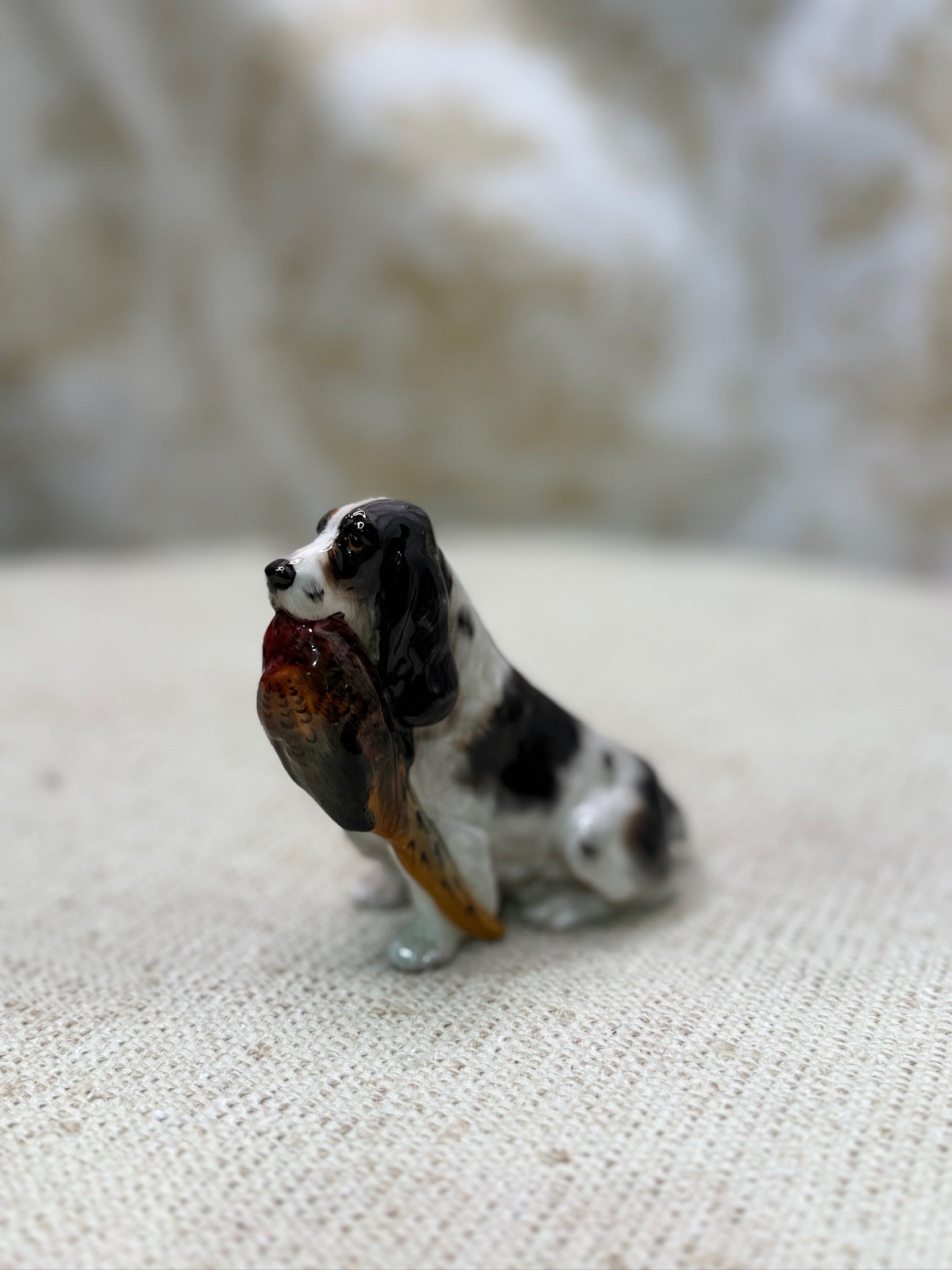 Royal Doulton Porcelain Cocker Spaniel with Pheasant