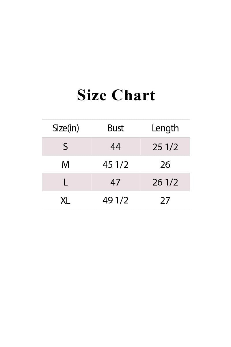 Striped Oversized Knit Sweater Sizing Guide