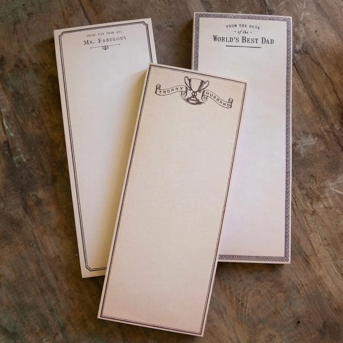 Trophy Husband Skinny Notepad 2